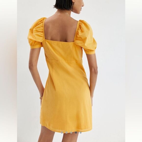 Forever That Girl Gathered Puff Sleeve Mini Dress - Picture 4 of 5